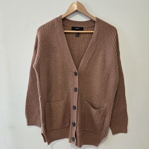 Forever21 oversized rust color button cardigan size small